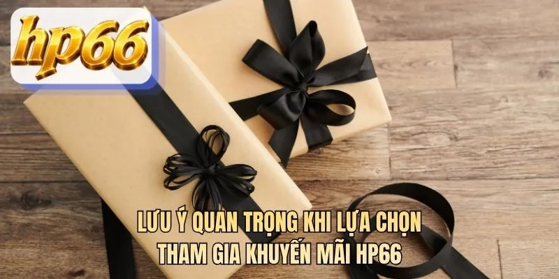 Lưu ý quan trọng khi lựa chọn tham gia khuyến mãi HP66